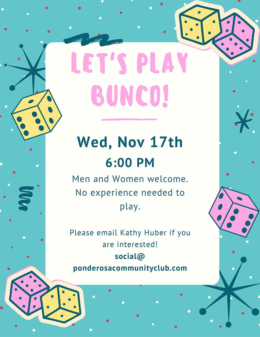 Bunco flyer 2