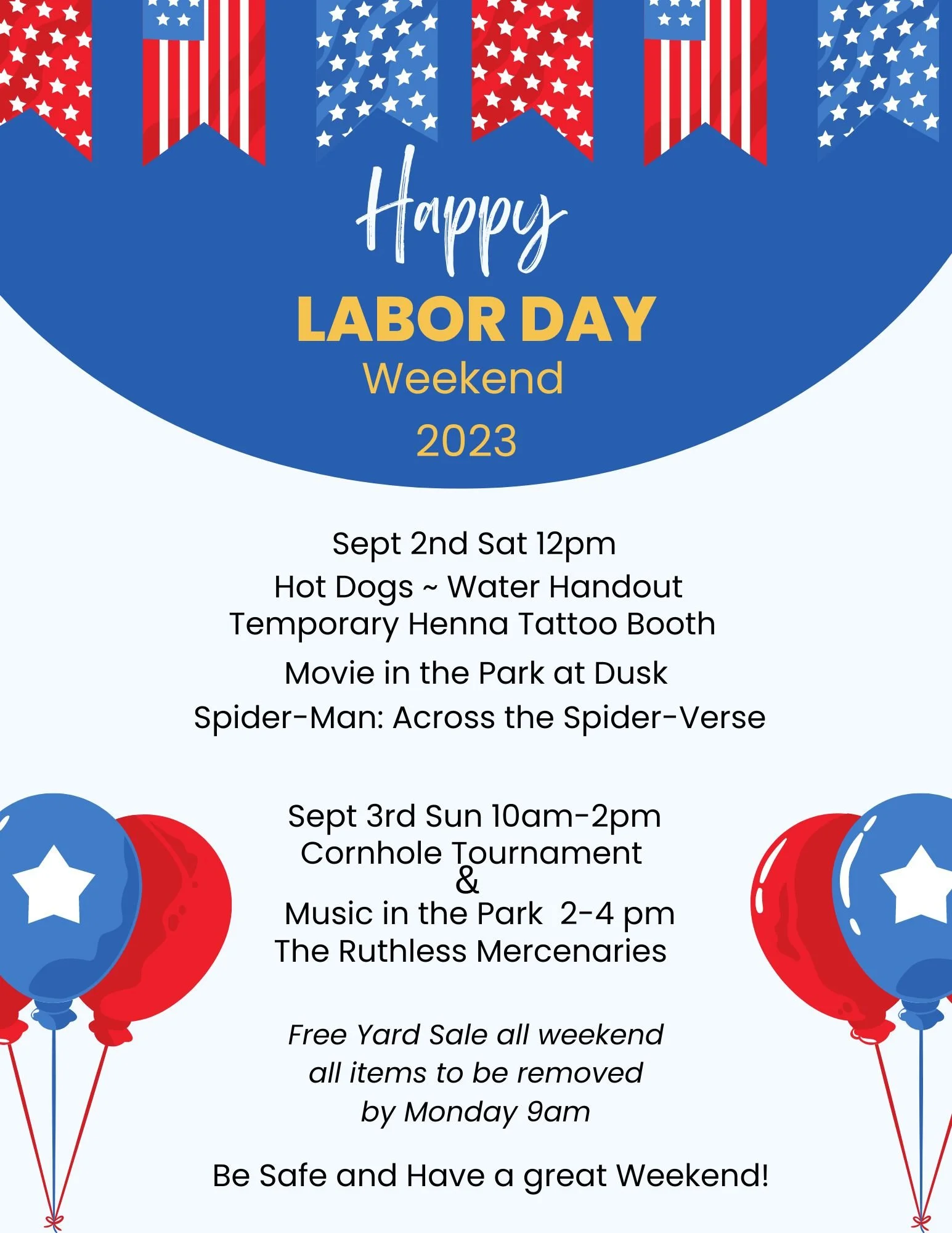 Home 3 Labor Day Weekend B 2023