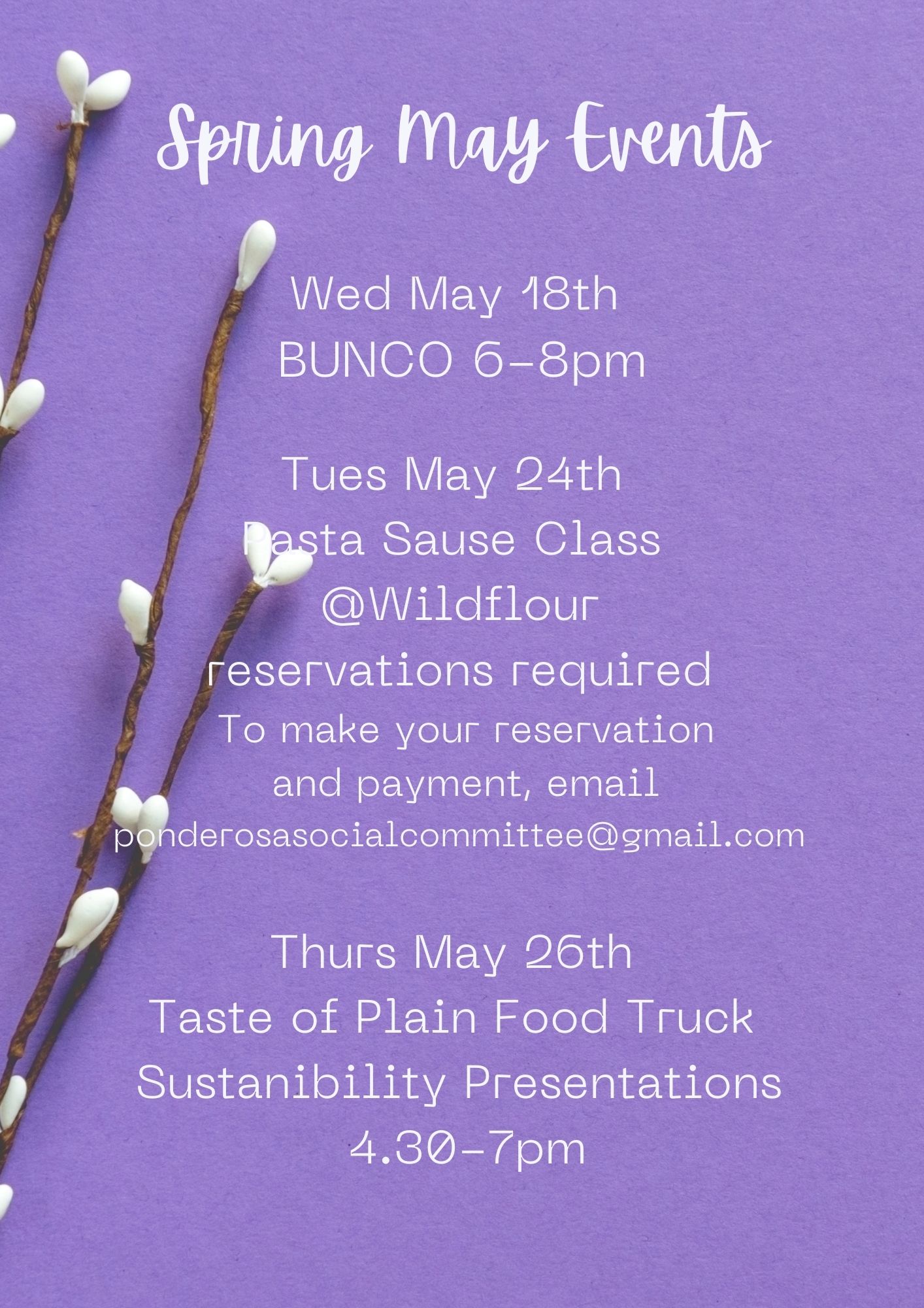 Spring May Events