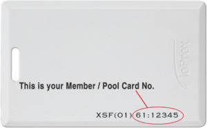 Member / Pool Card No.