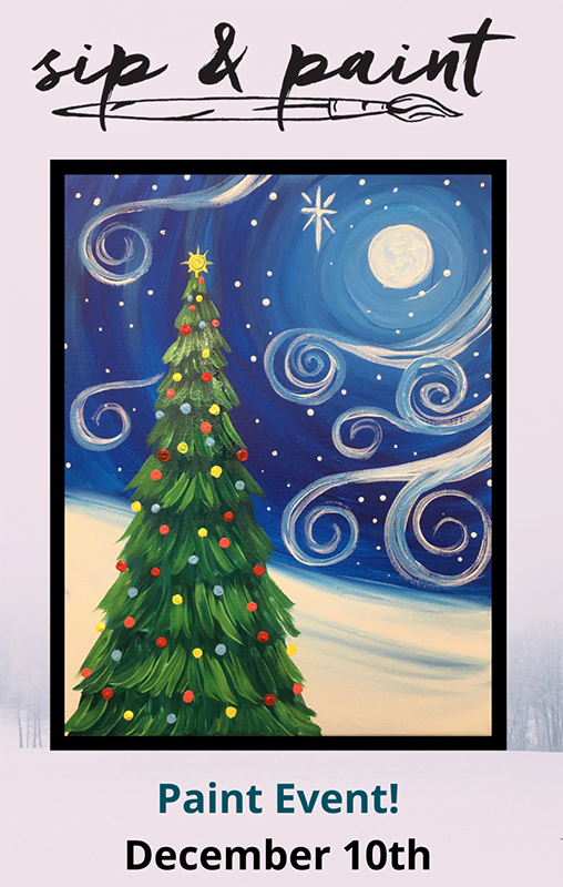 Sip & Paint - Christmas Tree