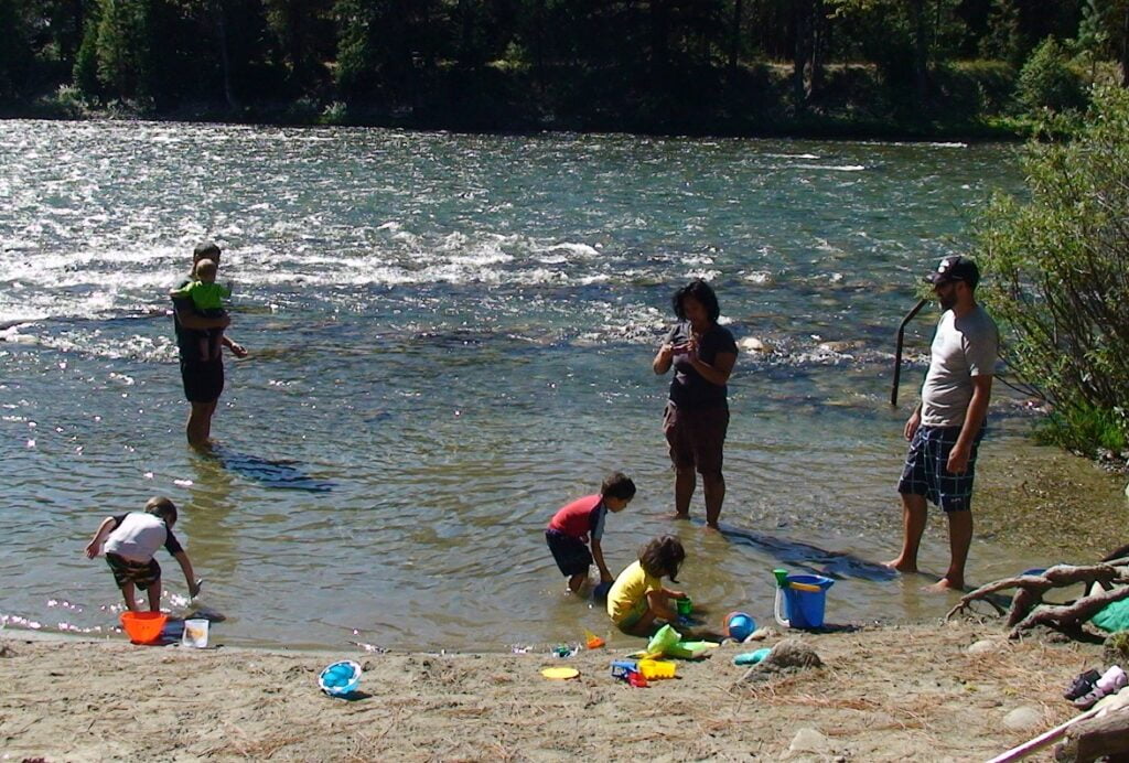 Wenatchee River Beach